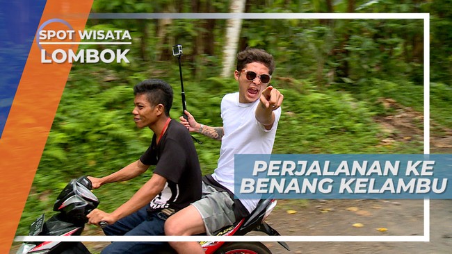 Air Terjun Benang Kelambu Lombok Tengah, Mengendarai Ojek Membelah Hutan Desa Aik Berik