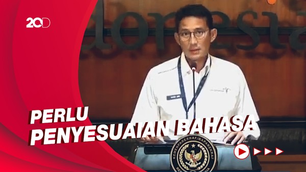 Sandiaga Minta Istilah PPKM Level 3 Diganti Peraturan Khusus Nataru
