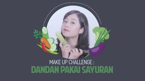 Baru! Teknik Dandan Pakai Sayuran