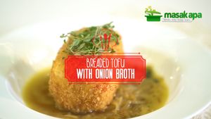Masak Apa: Breaded Tofu with Onion Broth