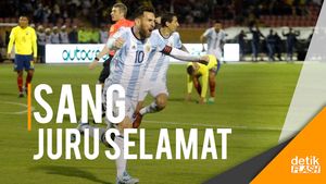 Hattrick Messi Loloskan Argentina ke Piala Dunia 2018