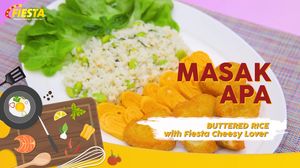 Buttered Rice with Fiesta Cheesy Lover, Menu Pas untuk Makan Siang
