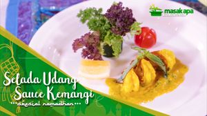 Selada Udang Saus Kemangi