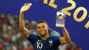 Kylian Mbappe, Remaja Terbaik Piala Dunia 2018