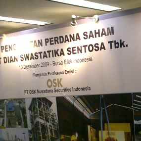 OSK Borong Saham, Harga Dian Swastatika Melejit 50%