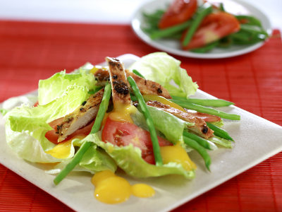 Resep Ayam: Salad Ayam Saus Mangga