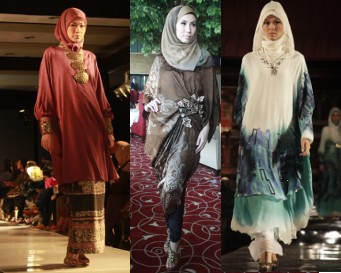 Image Result For Model Jilbab Dua Warna Untuk Kebaya