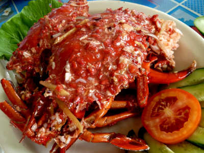 Kepiting Masak Angciu yang Mak Nyuss