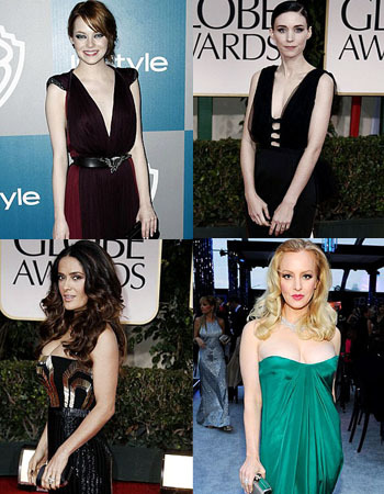 10 Aktris Berbusana Terbuka di Golden Globe 2012 1 10 Aktris Berbusana Terbuka di Golden Globe 2012 1