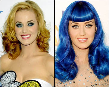  Warna  warni  Rambut  Katy Perry