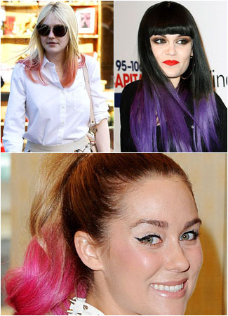 10 Selebriti dengan  Rambut  Ombre 