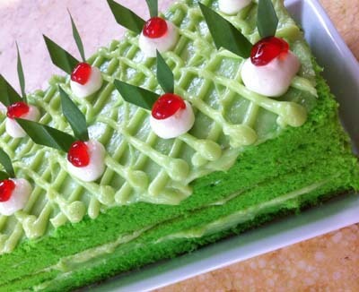 Resep Cake Cake Pandan  Suji