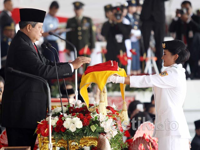 Presiden SBY Pimpin Detik-detik Proklamasi