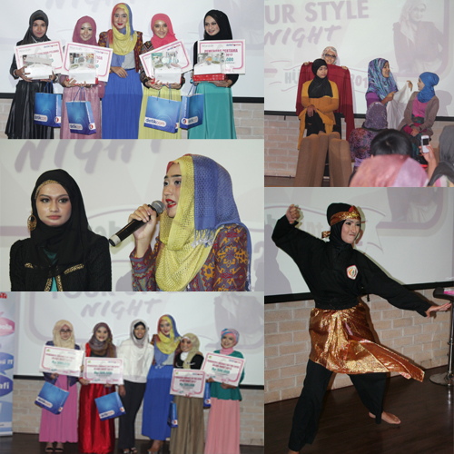 Unjuk Bakat Pemenang di Malam Penghargaan 'Hijab Hunt 2012'