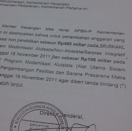 Sebelum Blokir Anggaran Kemenhan Kemenkeu Terima Surat Dari Dipo Alam