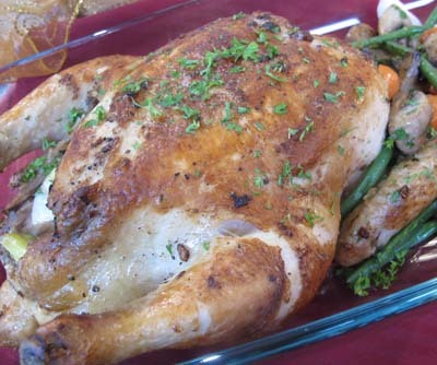  Resep  Ayam  Garlic Roasted Chicken