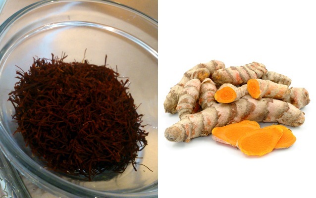 Saffron Dan Kunyit Pewarna Kuning Alami Kaya Khasiat Saffron Dan Kunyit Pewarna Kuning Alami Kaya Khasiat