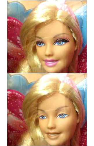 Ini Wajah Asli Boneka  Barbie  Tanpa Make up  4