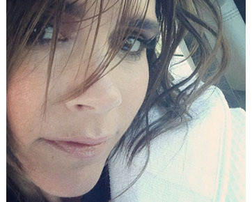 Foto Belum Dandan Victoria  Beckham  Pamer Rambut  Kusut di 