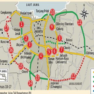 Berapa Panjang Tol  Lingkar yang akan Mengelilingi Jakarta 