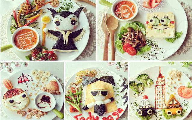 menu makanan lucu dan unik Wouw Ada Minions dan Batman Lucu di Atas Piring Makan 