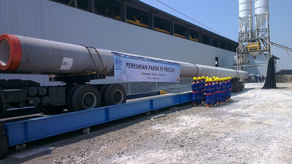 PT PP Resmi Buka Pabrik Beton Senilai Rp 60 Miliar di Cilegon