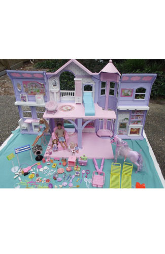 Foto: Indahnya Rumah Baru Barbie yang Dilengkapi 2 Lift - 10