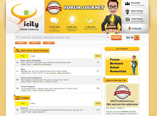 ICITY, Forum Crowdsolution Pertama di Indonesia