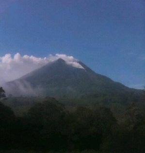 Letusan Gunung Sinabung Ciptakan 4 Kawah Baru