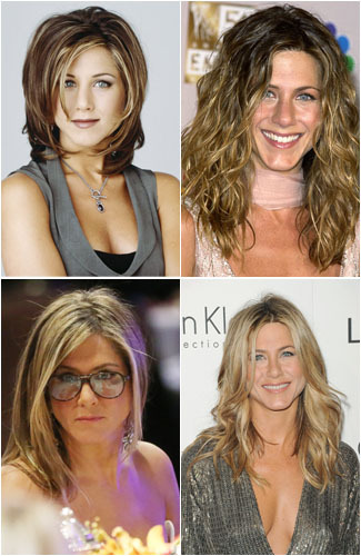  Foto  Transformasi Rambut  Jennifer Aniston Gaya Shaggy  