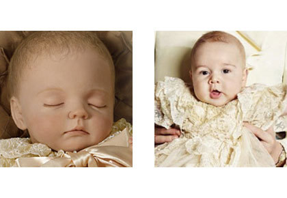 Wow Boneka  Bayi Ini Mirip Anak Pangeran  William dan  Kate 