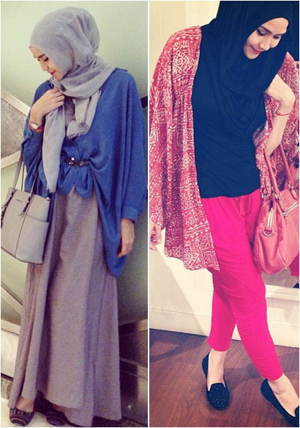  Hijab Style Tampil Kasual ala Zaskia Adya Mecca 