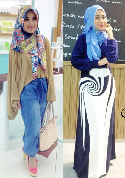  Hijab Style Cantik Feminin Nina Septiani Pemenang 