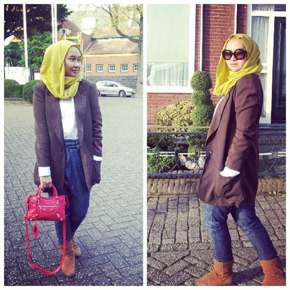 Hijab Style Gaya Liburan Ala Syifa Fauziah Ketua Hijab Style Gaya Liburan Ala Syifa Fauziah Ketua