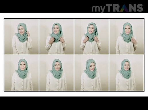 Video Tutorial Hijab Simple Tanpa Jarum Pentul