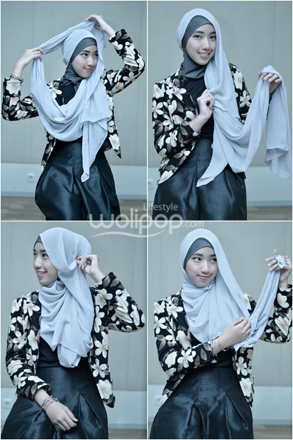 Tutorial Hijab Noura | tutorial hijab aksen ruffle untuk ke acara formal Tutorial Hijab Noura | tutorial hijab aksen ruffle untuk ke acara formal