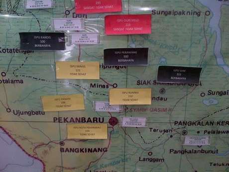 Gelombang laut lebih tinggi, hotspot kembali muncul di Riau