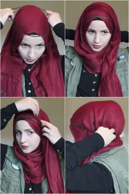 Tutorial Hijab: Tampil Menarik Perhatian dengan Headband