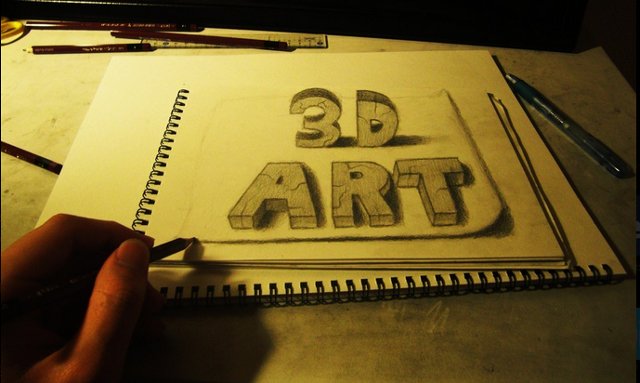 Keren Gambar 3D Ini Hanya Dilukis dengan Pensil