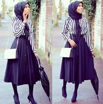 Hijab Style: Do's & Don'ts Tampil Stylish dengan Rok Midi - 3