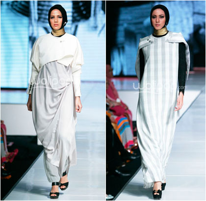  Hijab Style Busana Monokrom untuk Lebaran Dalam Koleksi 