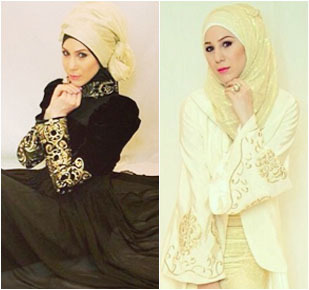  Hijab Style Glamour ke Pesta Pernikahan Ala Nora Tehaili 