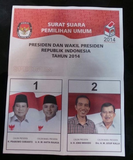 Prabowo Hatta Garuda Merah Di Baliho Dan Surat Suara Tak Langgar