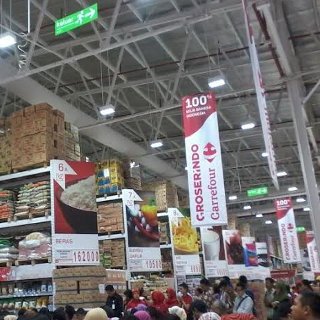  Toko  Grosir Carrefour di  Bekasi  Rekrut 145 Orang Pegawai