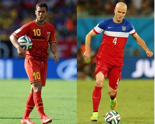 Eden Hazard, Michael Bradley (Getty Images)