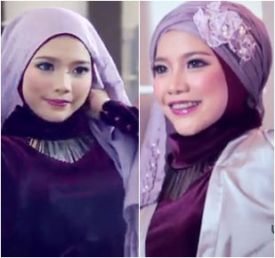 Tutorial Hijab Turban dengan Aksesori untuk Pergi ke Pesta Pernikahan