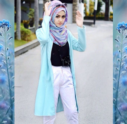 Hijab Style Gaya Streetstyle Foto Model Berhijab Lany 