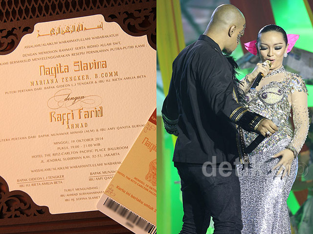 Undangan Pernikahan Raffi Nagita Zaskia Gotik Intim Dengan Husein
