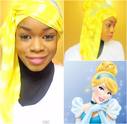 Tampil Mirip Putri Disney dengan Tutorial Hijab Ala 