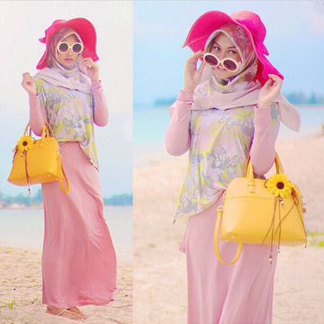  Hijab  Style  Tips Padu Padan Atasan Lengan Pendek 